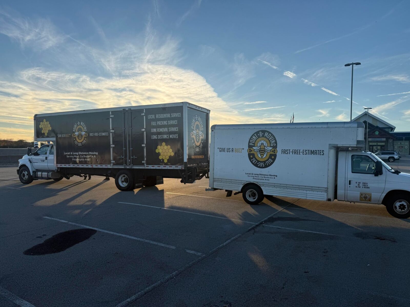 Two trucks. One crew.